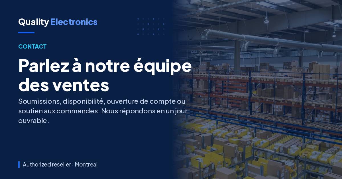 Parlez à notre équipe des ventes