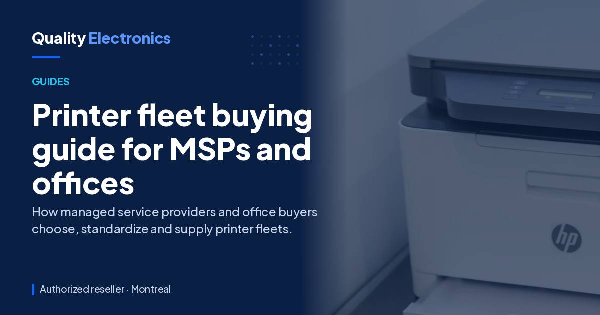 Printer fleet buying guide for MSPs and offices