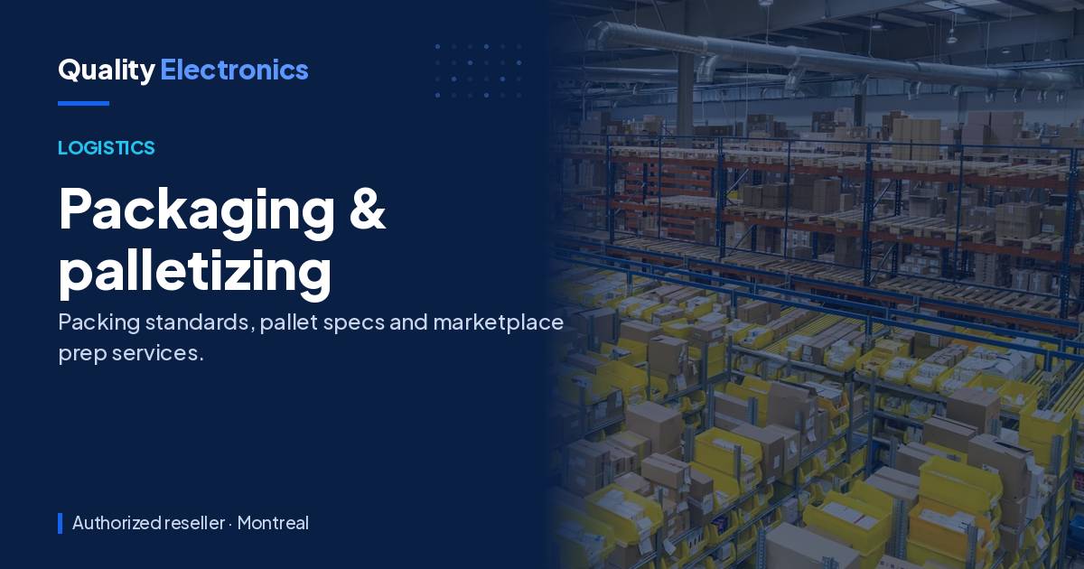 Packaging & palletizing