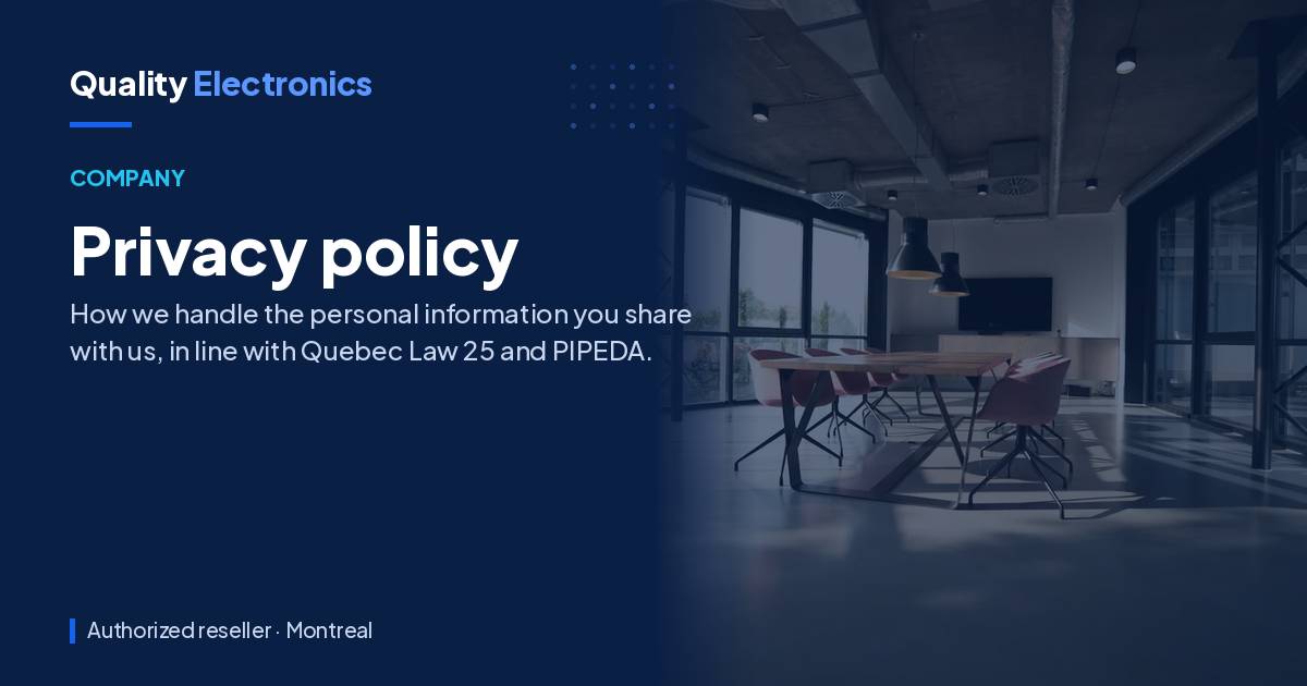 Privacy policy