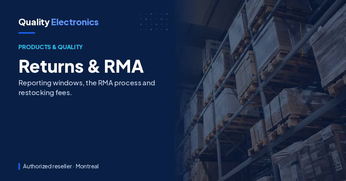 Returns & RMA