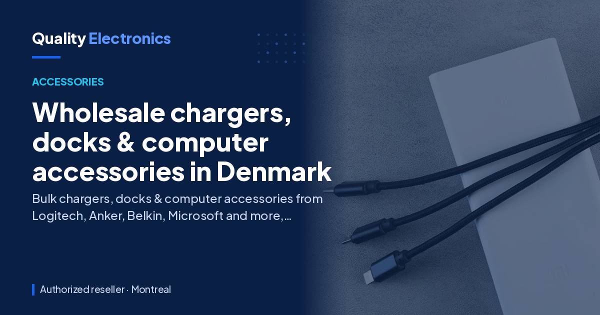 Wholesale chargers, docks & computer accessories in Denmark