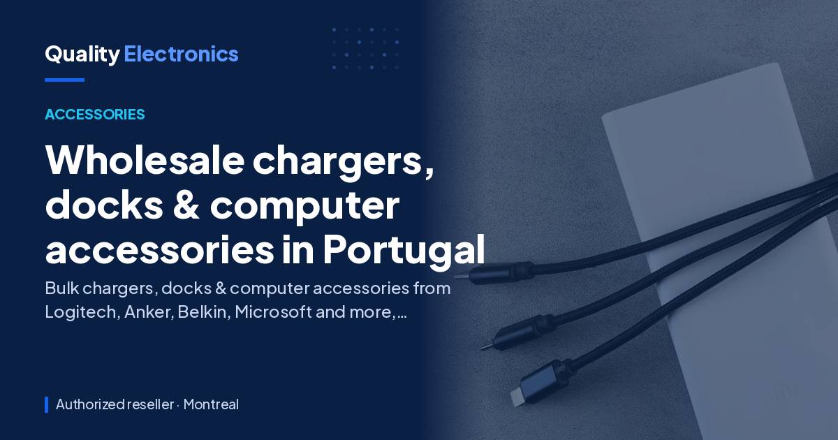 Wholesale chargers, docks & computer accessories in Portugal