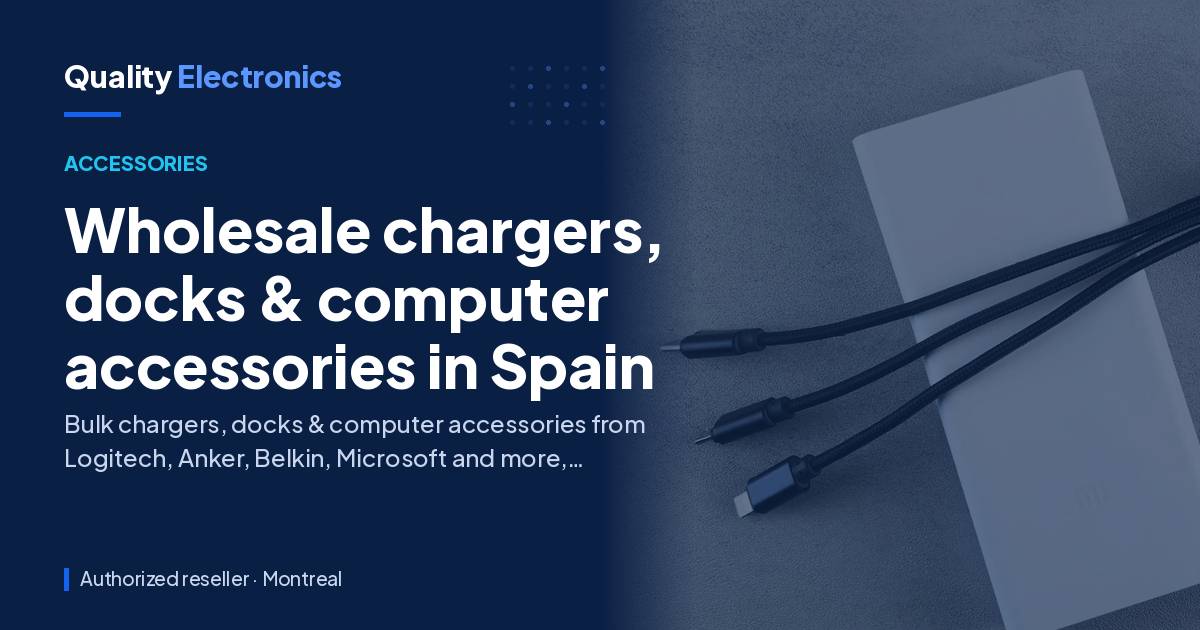 Wholesale chargers, docks & computer accessories in Spain