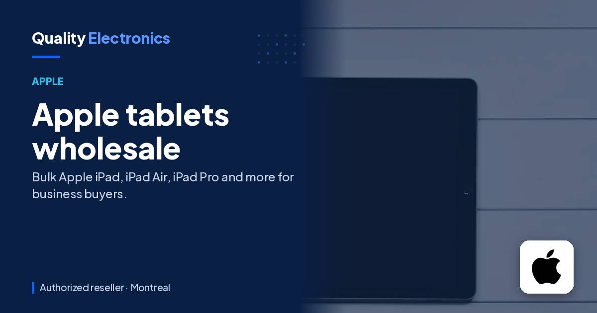 Apple tablets wholesale