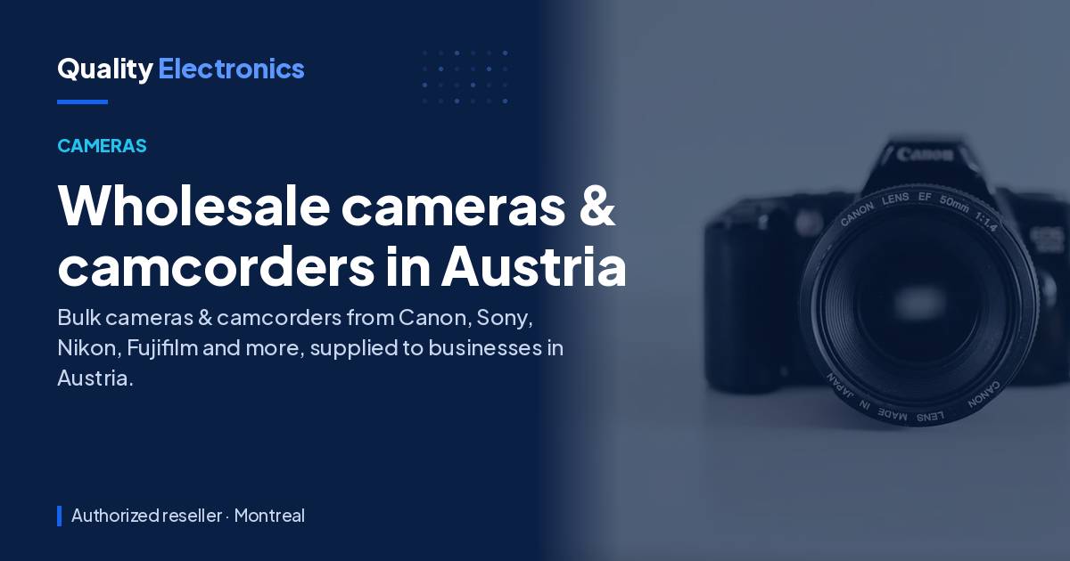 Wholesale cameras & camcorders in Austria
