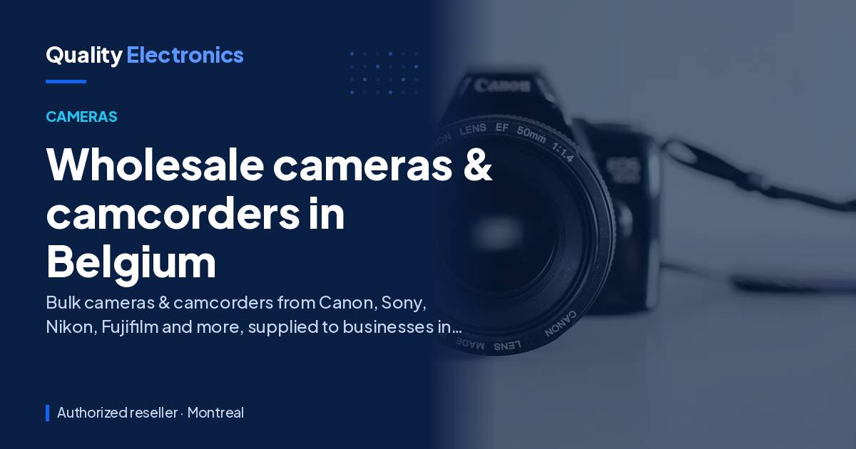 Wholesale cameras & camcorders in Belgium