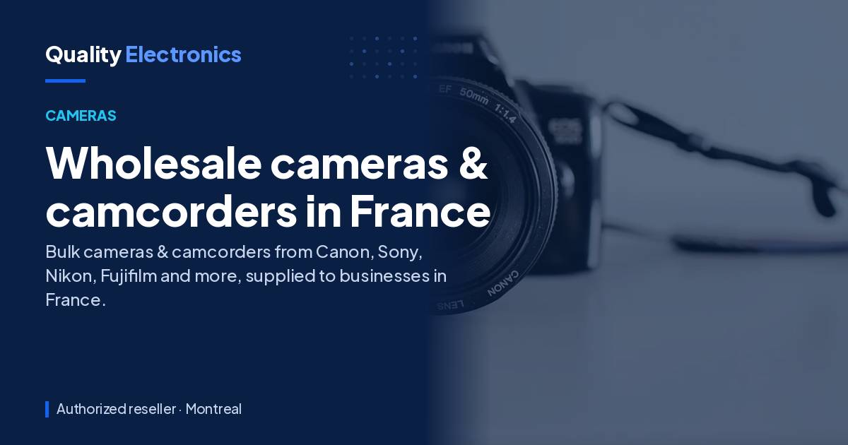 Wholesale cameras & camcorders in France