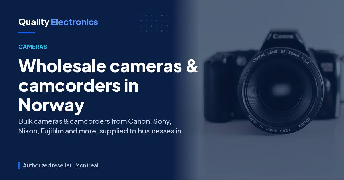 Wholesale cameras & camcorders in Norway