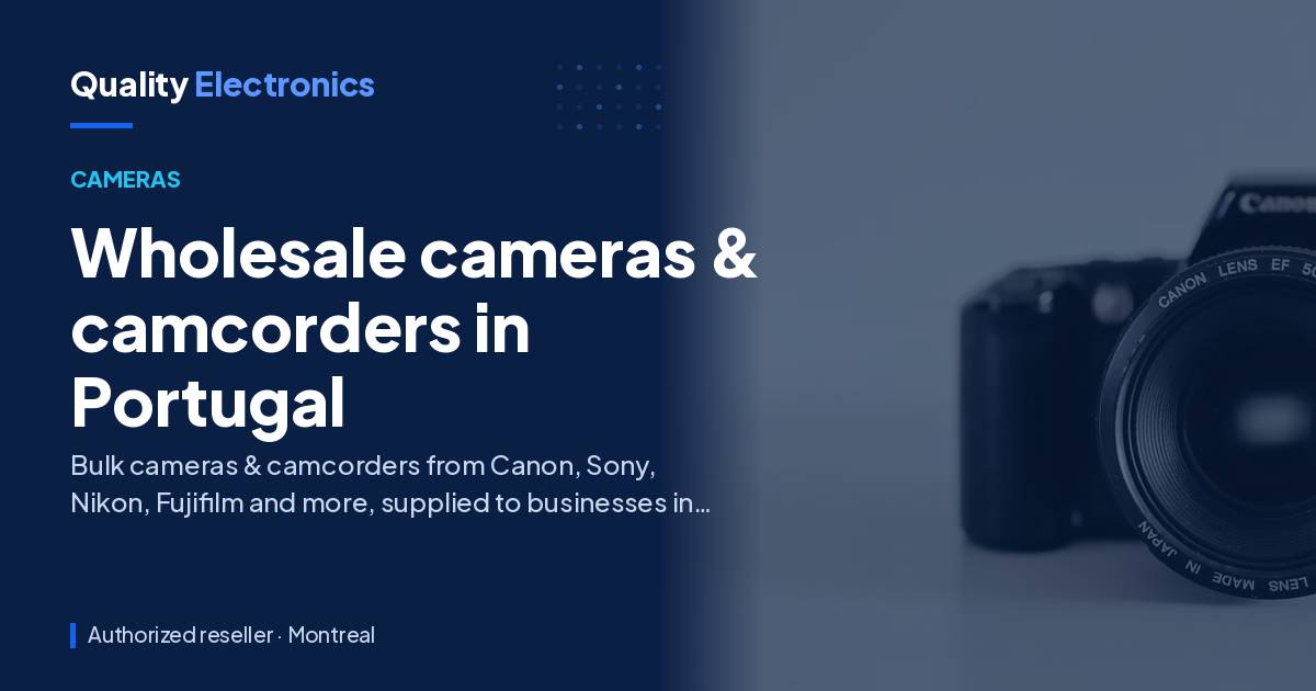 Wholesale cameras & camcorders in Portugal