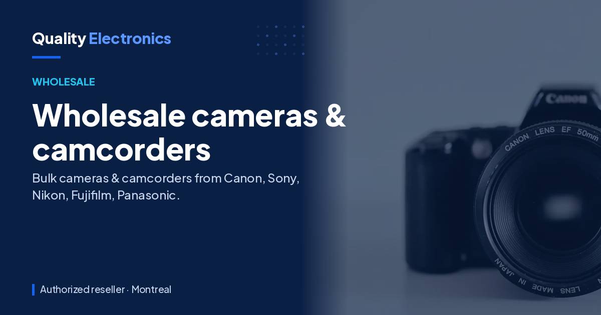 Wholesale cameras & camcorders