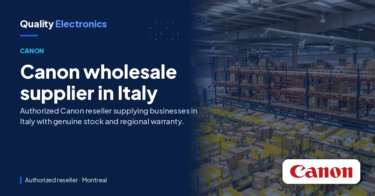 Canon wholesale supplier in Italy