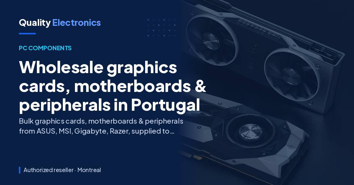 Wholesale graphics cards, motherboards & peripherals in Portugal