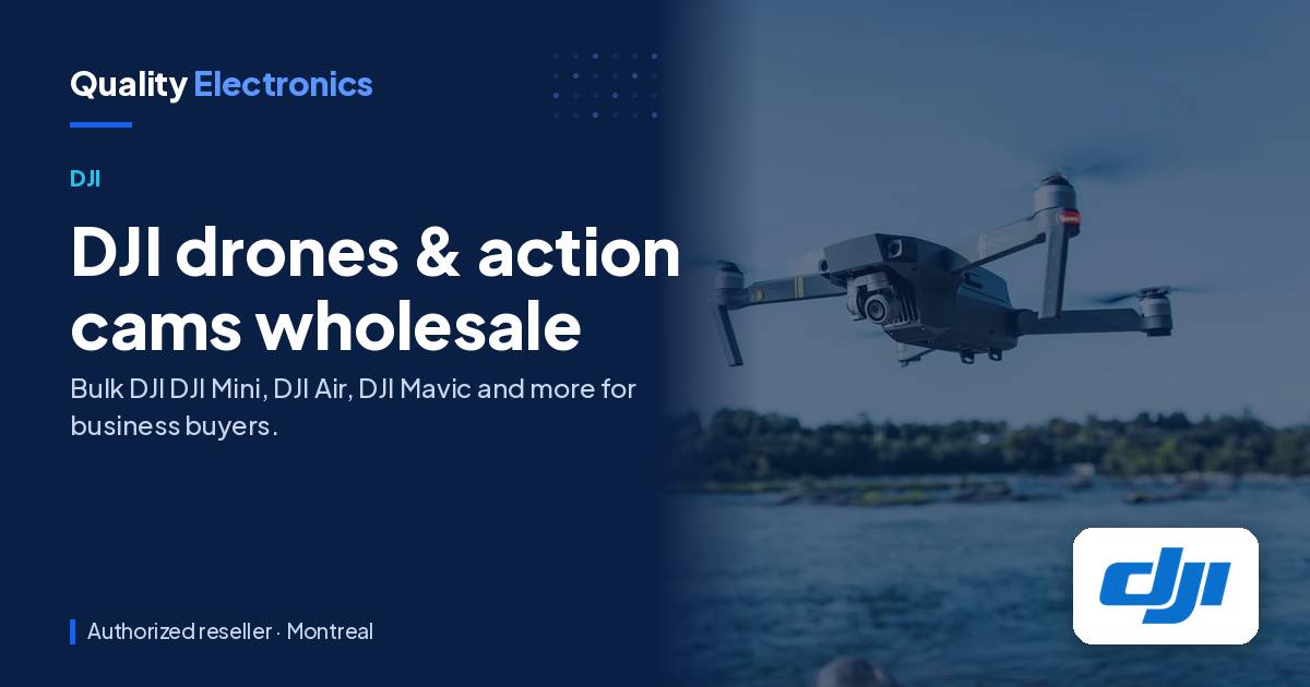 DJI drones & action cams wholesale