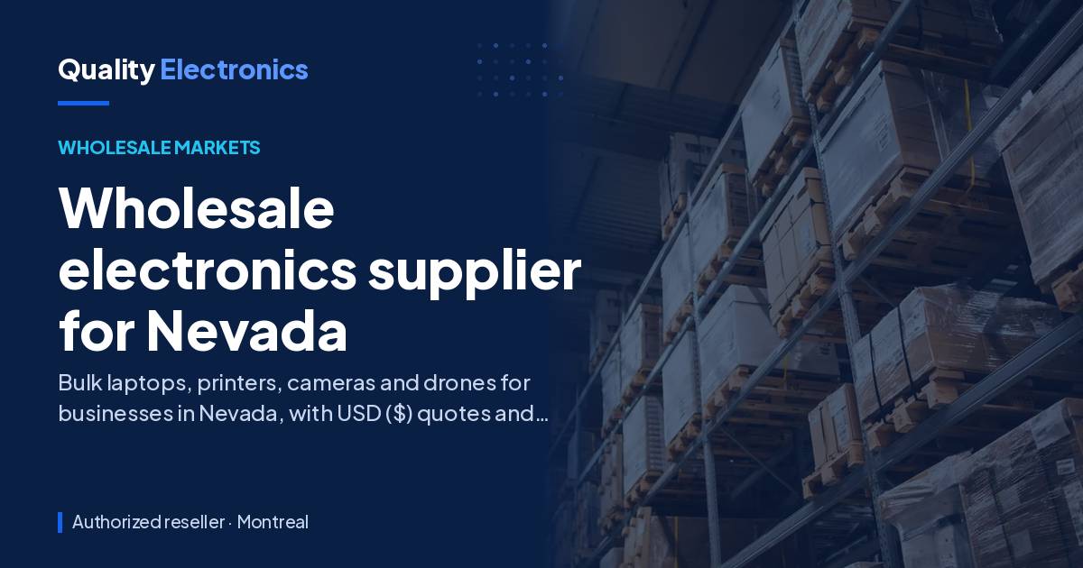 Wholesale electronics supplier for Nevada