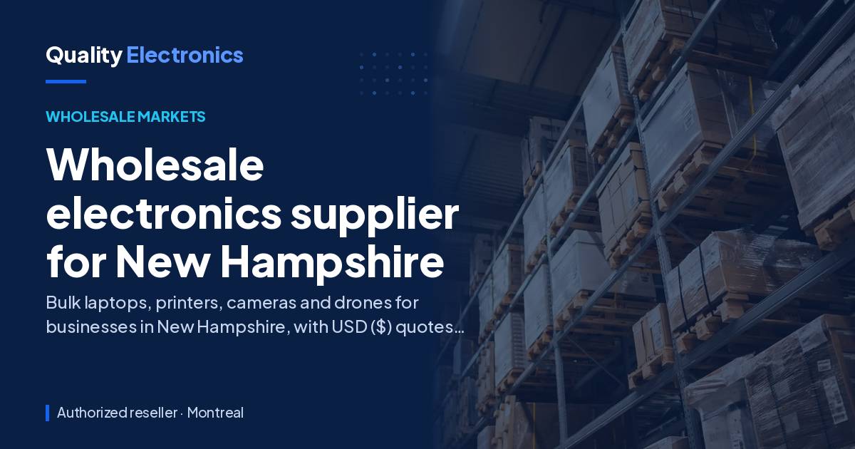 Wholesale electronics supplier for New Hampshire