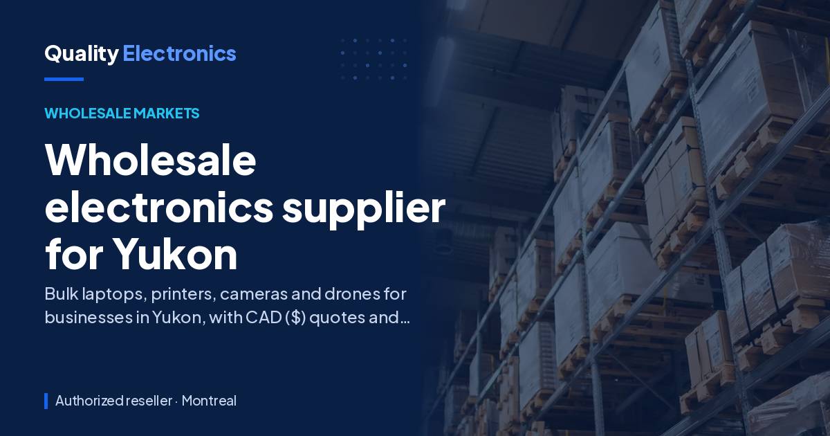 Wholesale electronics supplier for Yukon