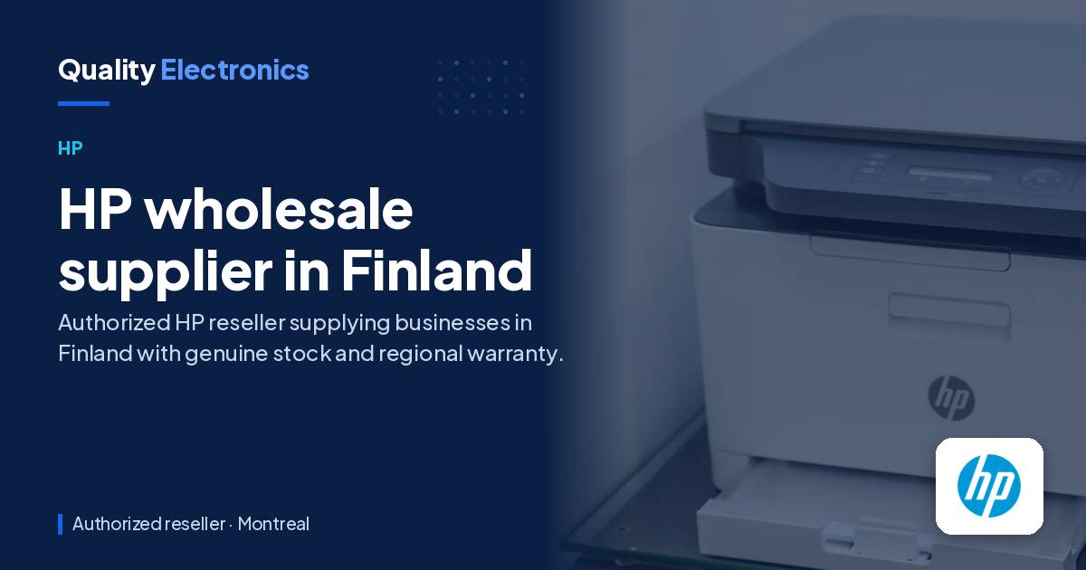 HP wholesale supplier in Finland