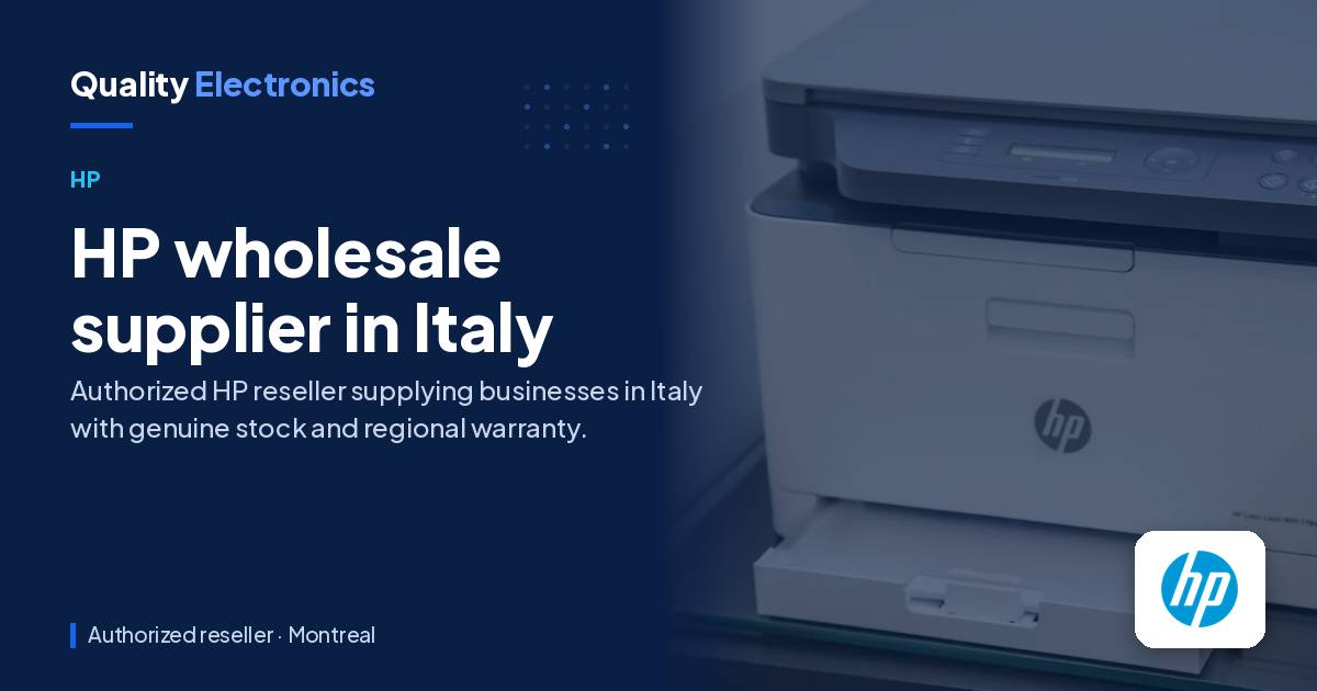 HP wholesale supplier in Italy