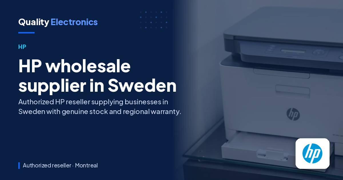 HP wholesale supplier in Sweden
