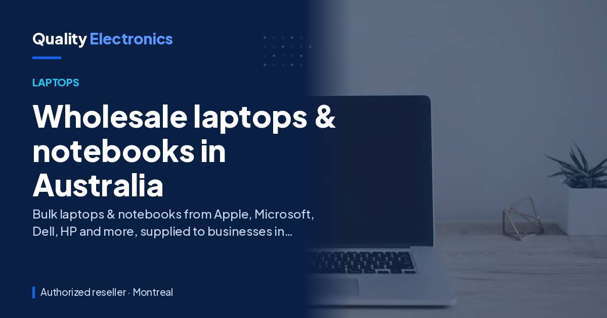 Wholesale laptops & notebooks in Australia