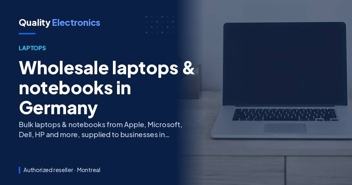 Wholesale laptops & notebooks in Germany