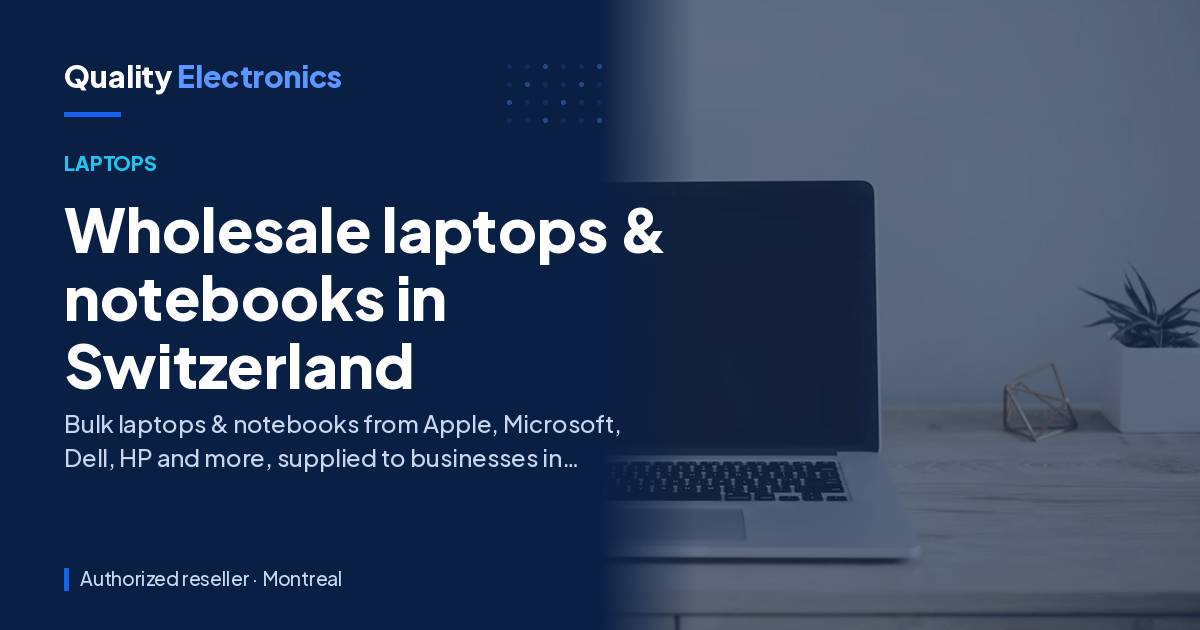 Wholesale laptops & notebooks in Switzerland