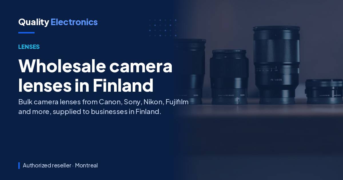 Wholesale camera lenses in Finland