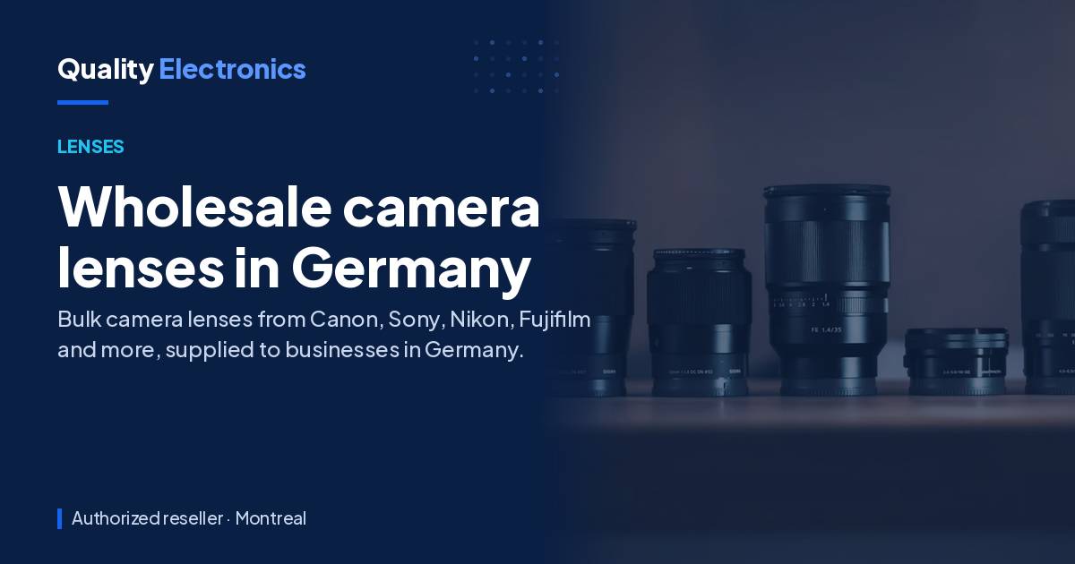 Wholesale camera lenses in Germany