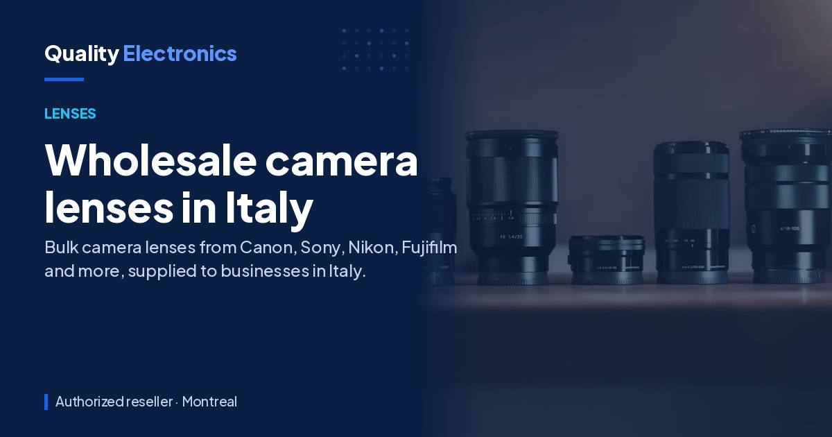 Wholesale camera lenses in Italy