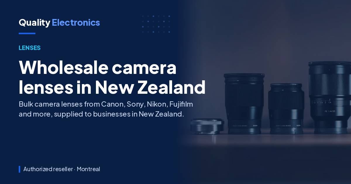 Wholesale camera lenses in New Zealand