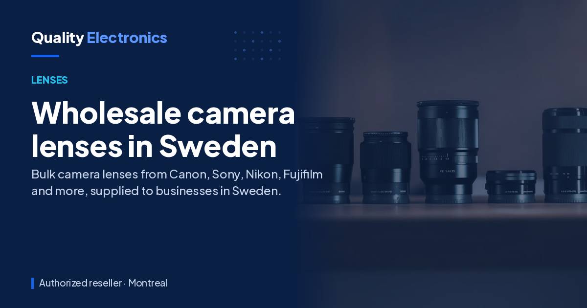 Wholesale camera lenses in Sweden