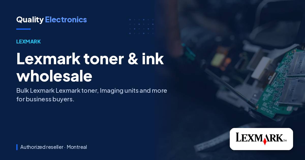 Lexmark toner & ink wholesale
