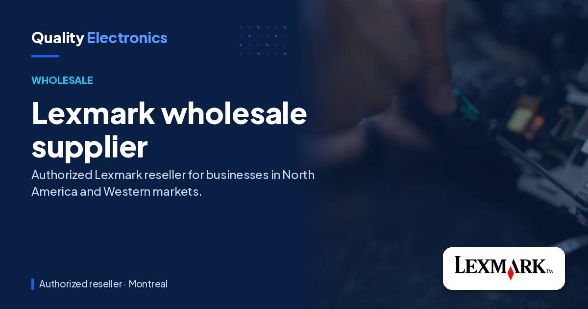 Lexmark wholesale supplier