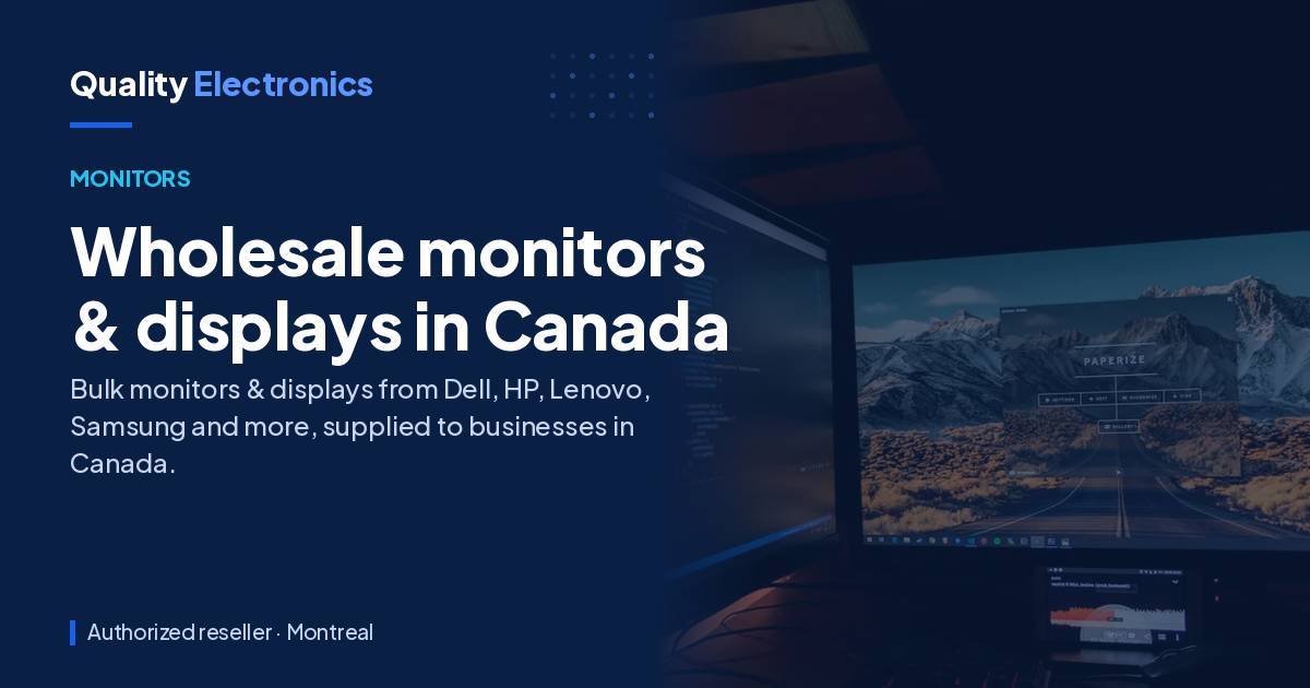 Wholesale monitors & displays in Canada