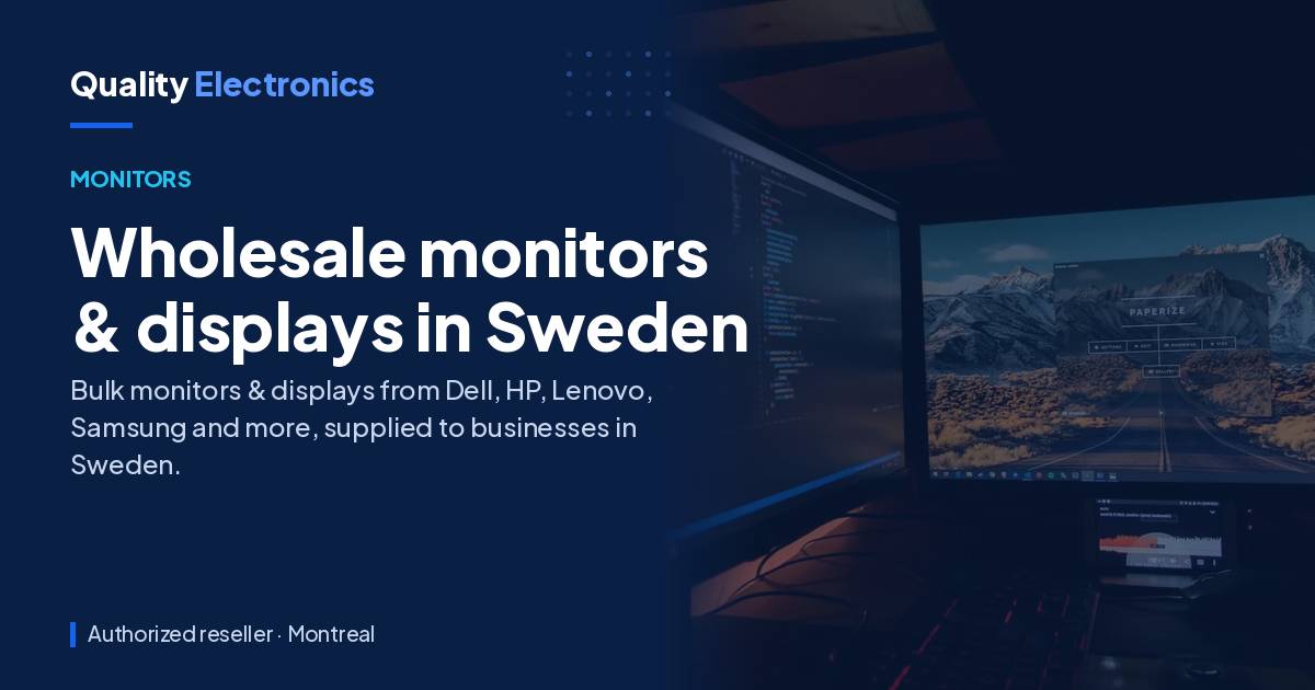 Wholesale monitors & displays in Sweden