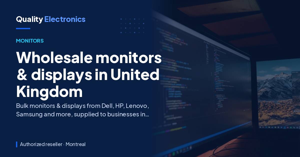 Wholesale monitors & displays in United Kingdom