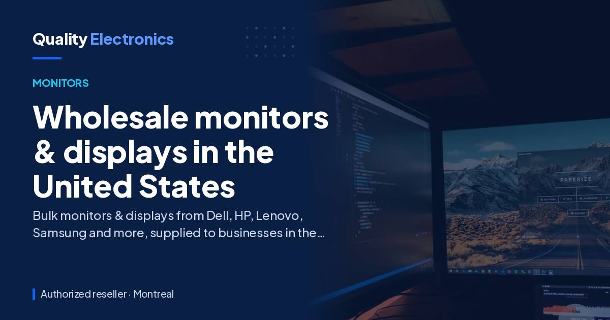 Wholesale monitors & displays in the United States