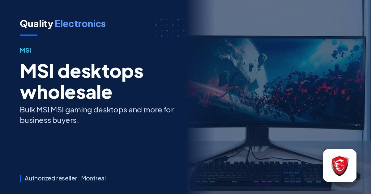 MSI desktops wholesale