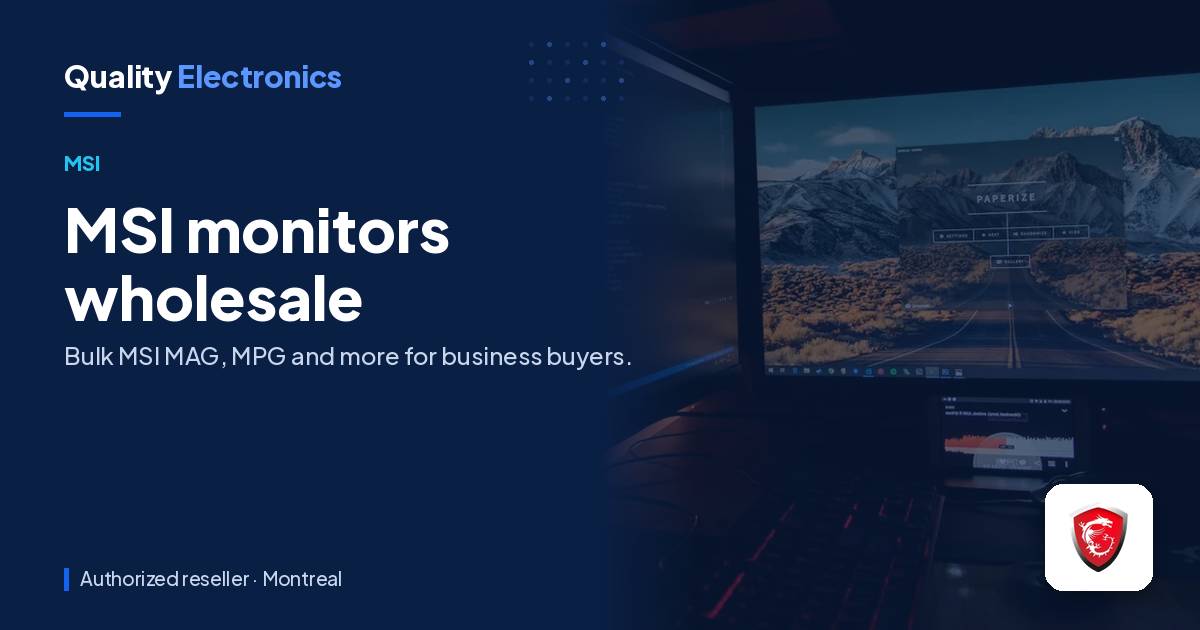 MSI monitors wholesale