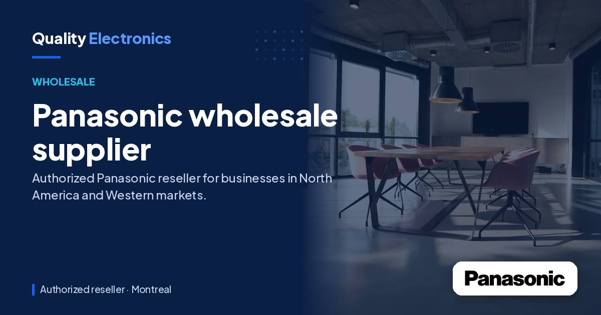 Panasonic wholesale supplier