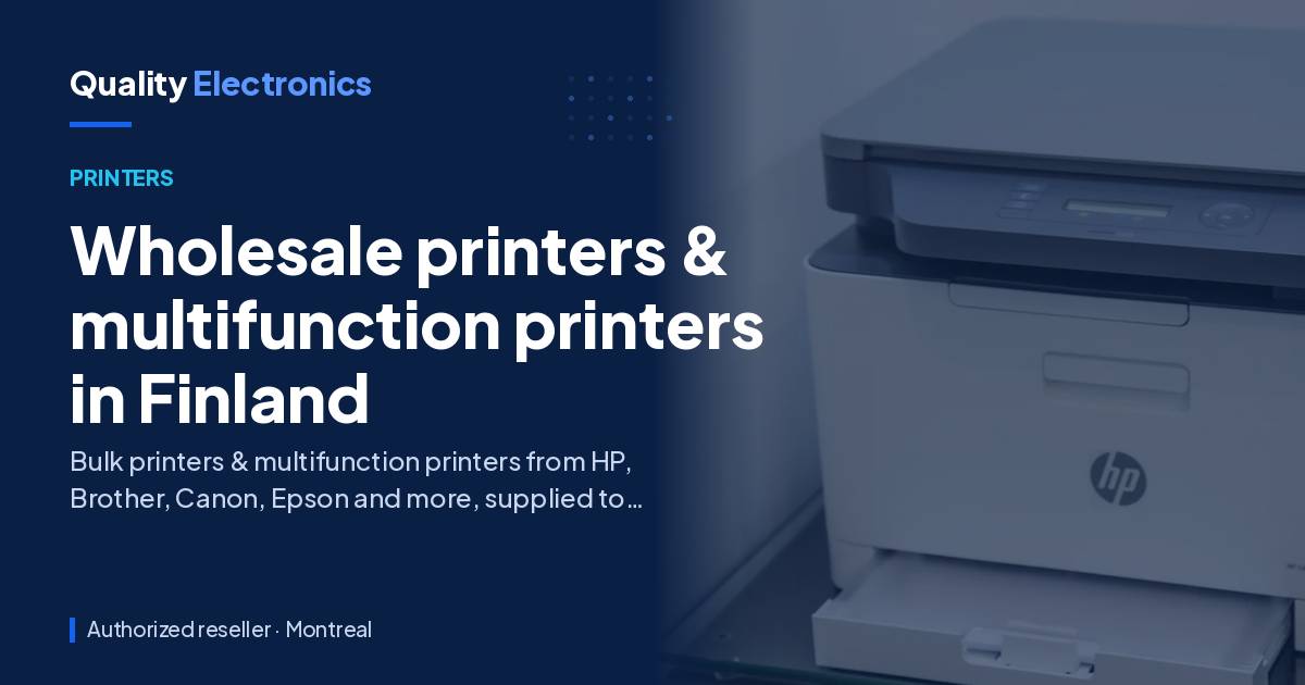Wholesale printers & multifunction printers in Finland