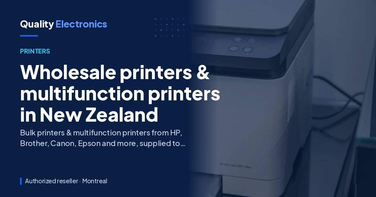 Wholesale printers & multifunction printers in New Zealand