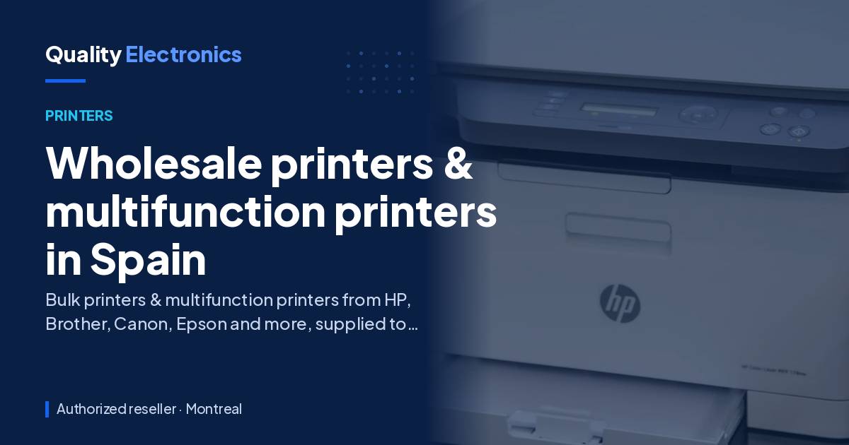 Wholesale printers & multifunction printers in Spain