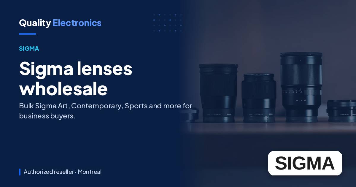 Sigma lenses wholesale