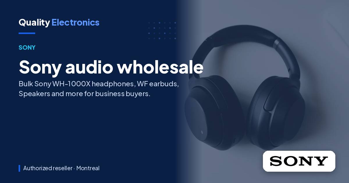 Sony audio wholesale