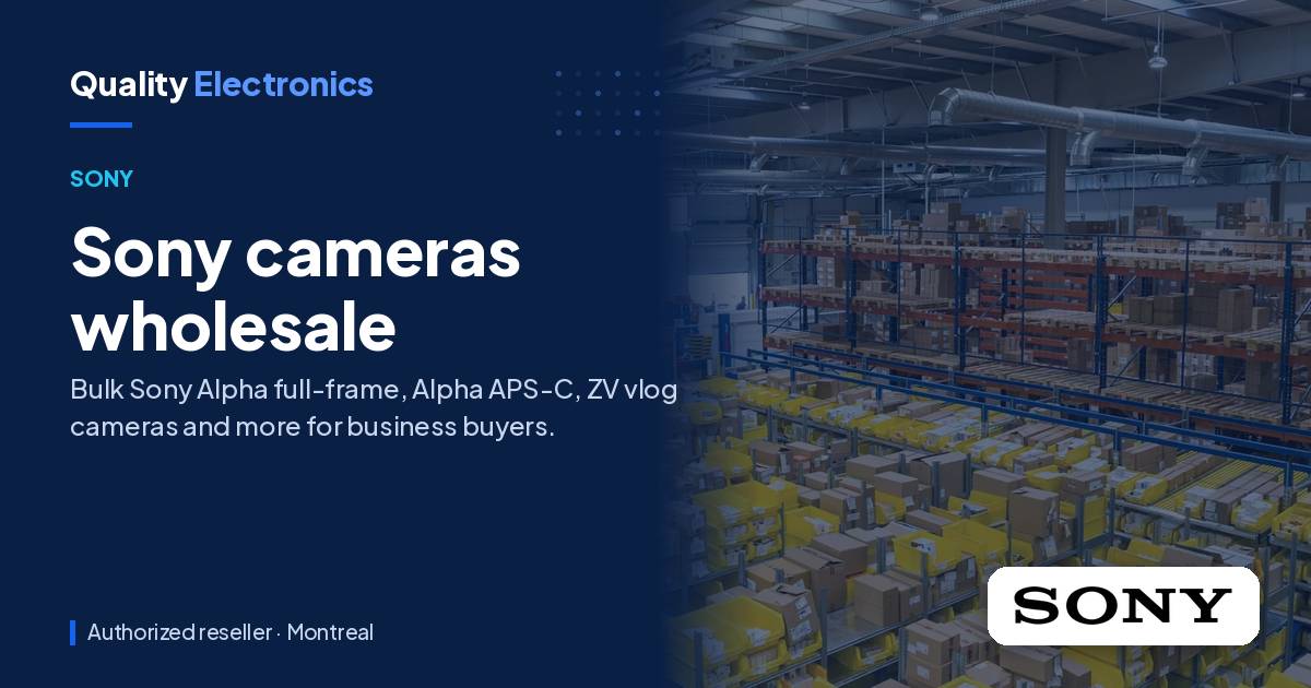 Sony cameras wholesale