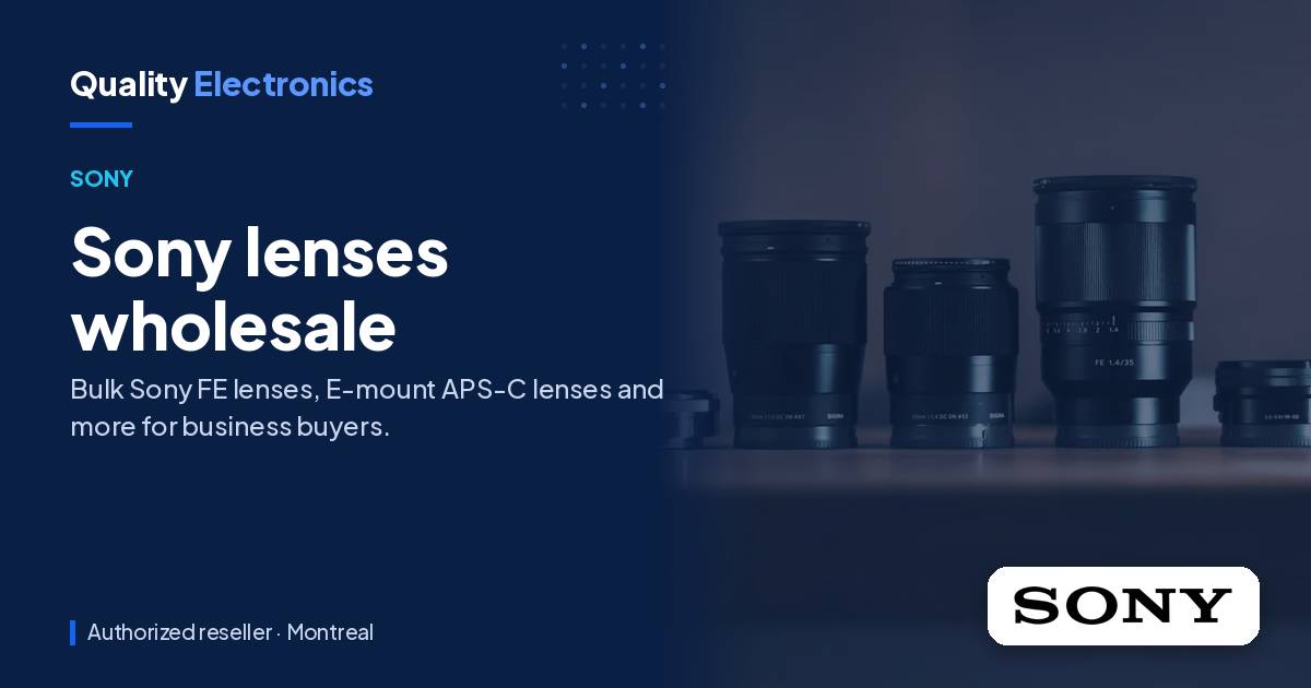 Sony lenses wholesale