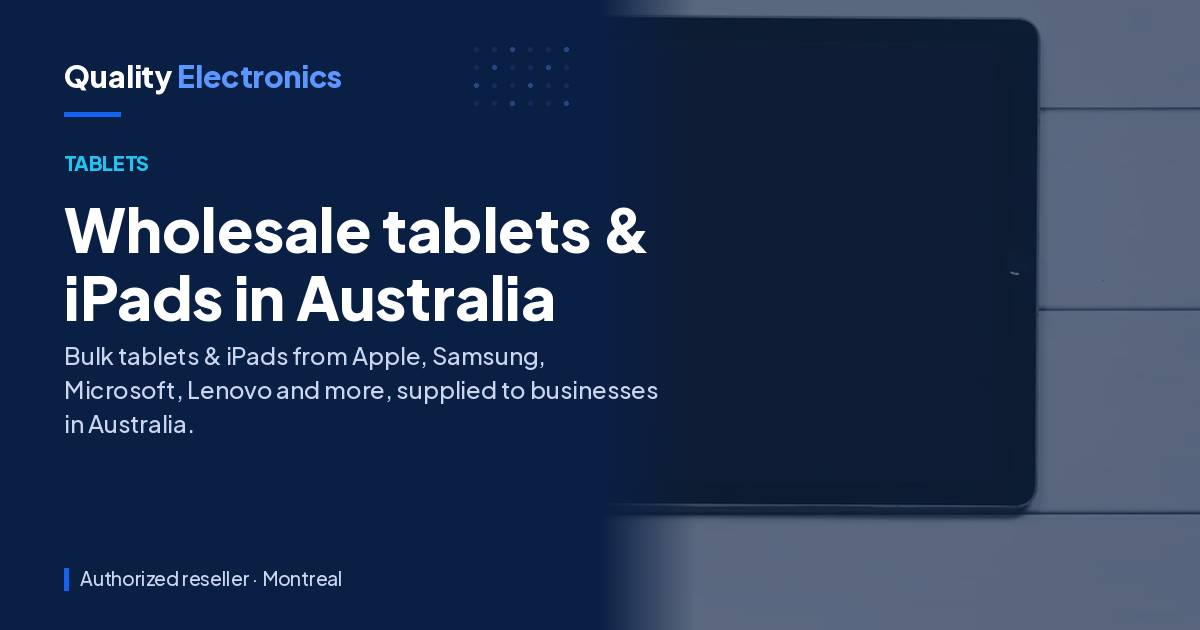 Wholesale tablets & iPads in Australia