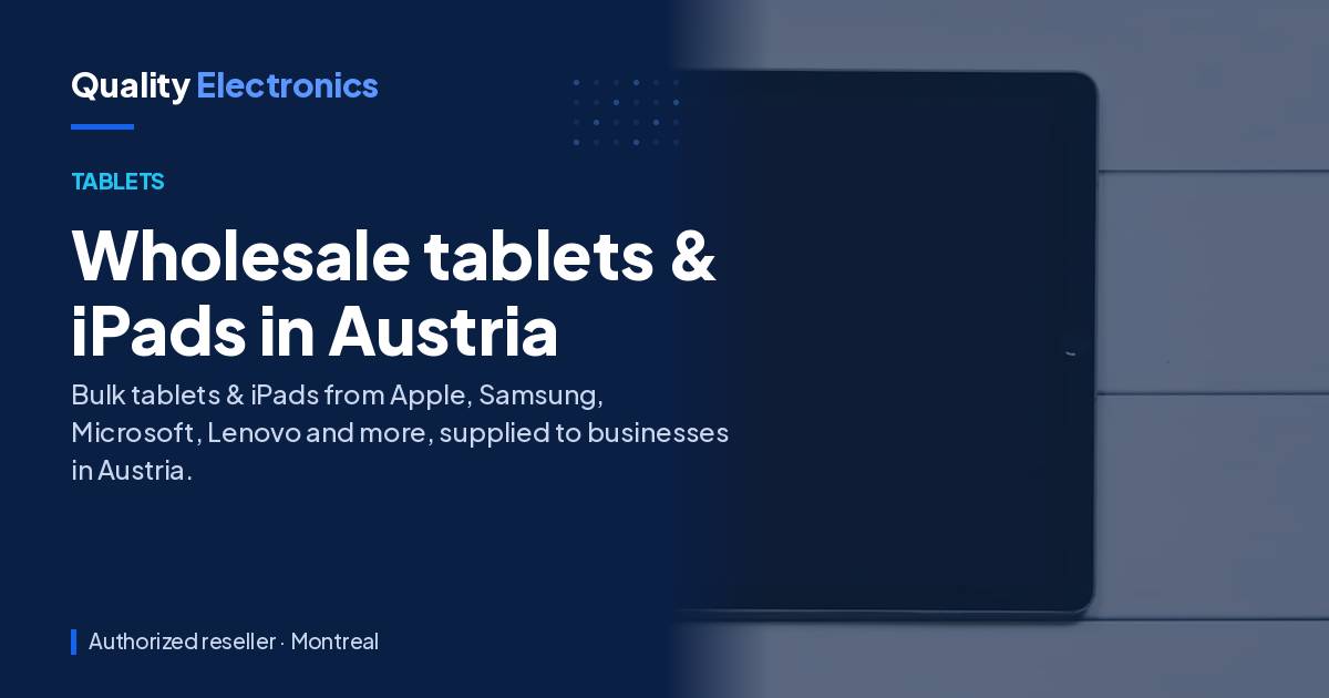 Wholesale tablets & iPads in Austria